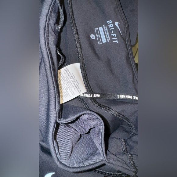 Nike Jogging Pants/Leggings XL Women’s Black Dry Fit Mesh - Picture 5 of 8